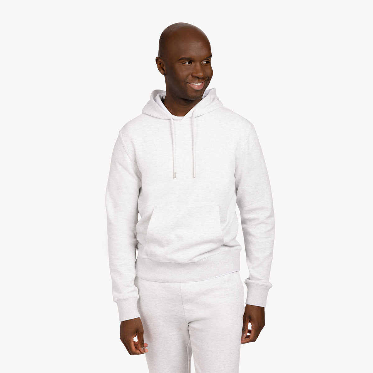 Hoodie in hellgrau light grey J01BY Bild 1