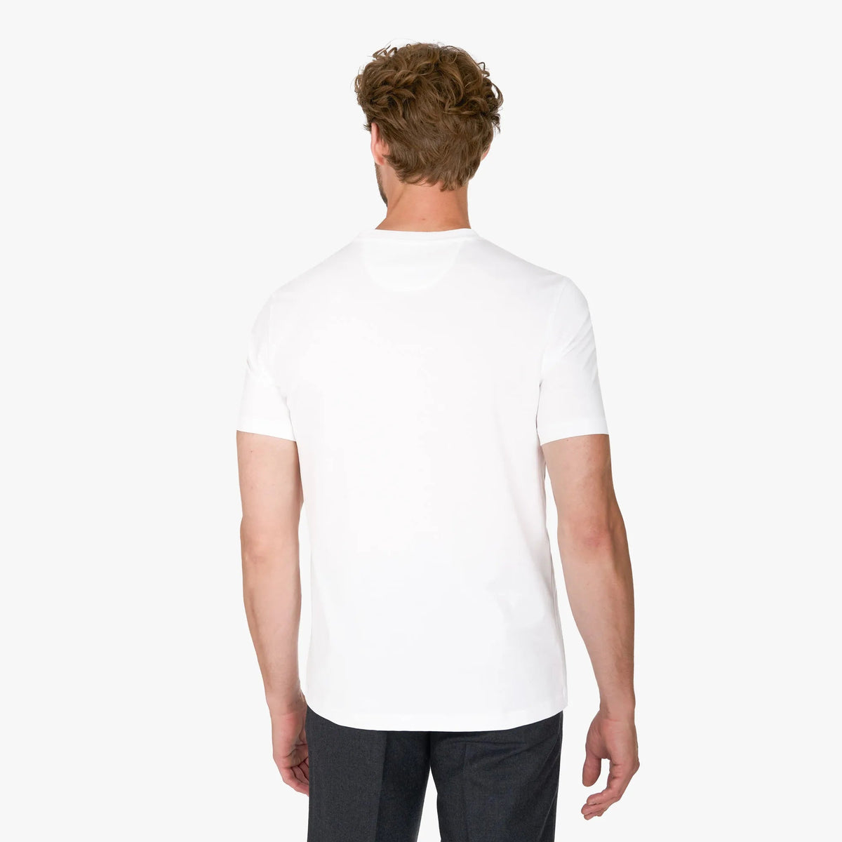Weißes T-Shirt aus Egypt Cotton weiss Bild 2