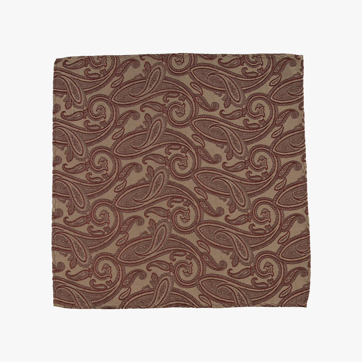 Einstecktuch in Beige mit Muster beige Bild 2