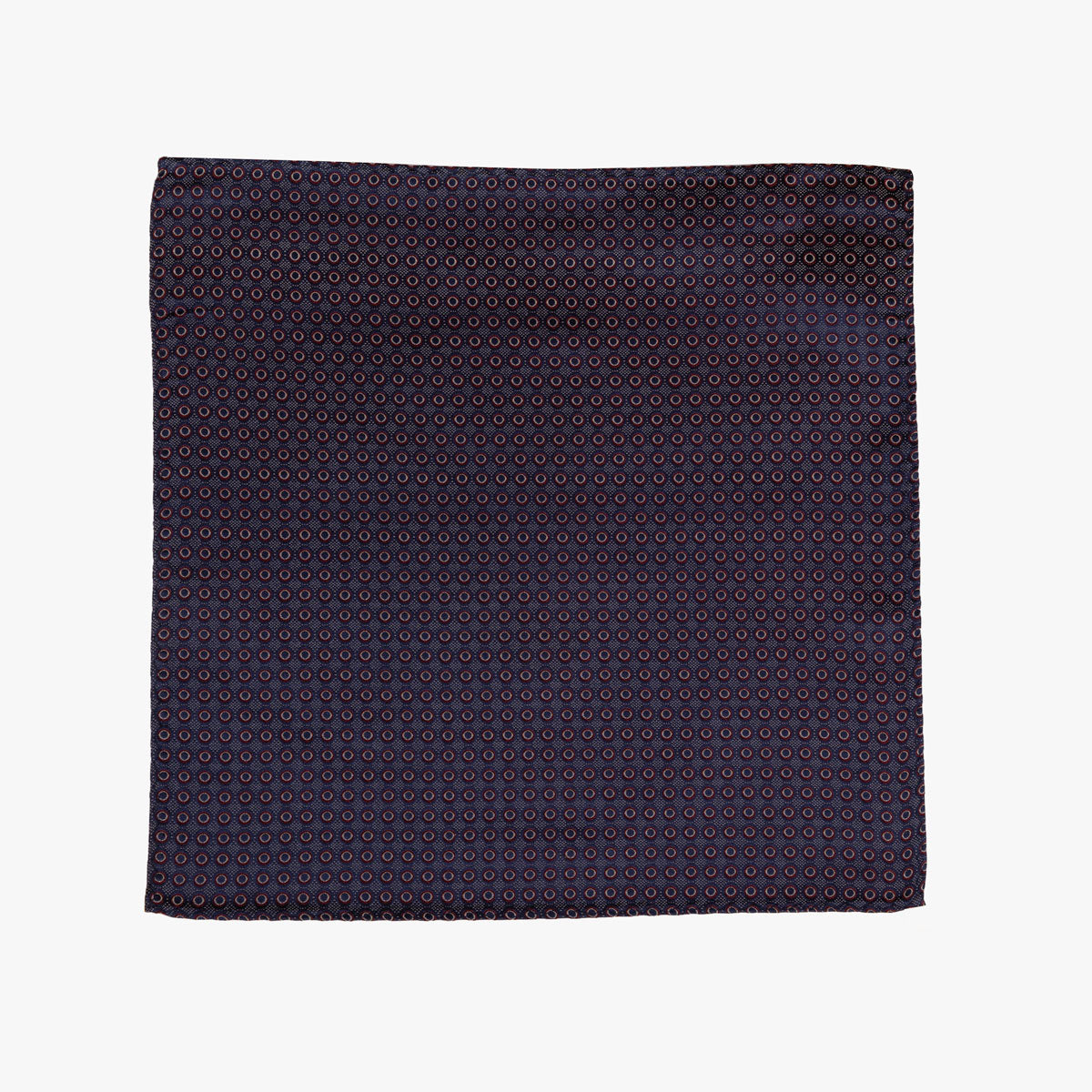 Einstecktuch mit Punktmuster in Blau und Rot rot Bild 2