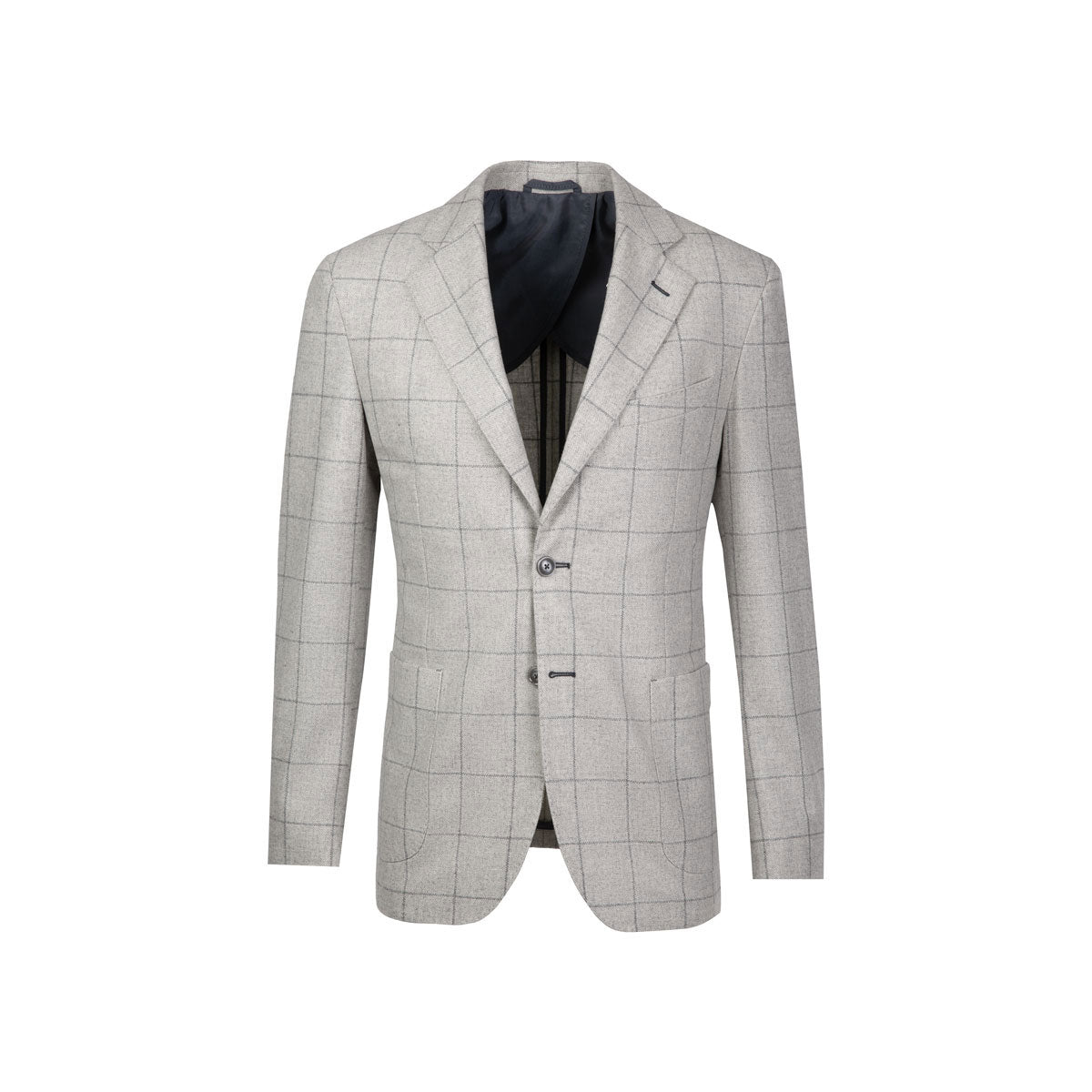 Sakko Havanna mit aufgesetzten Taschen in hellgrau hellgrau/karo Bild 5