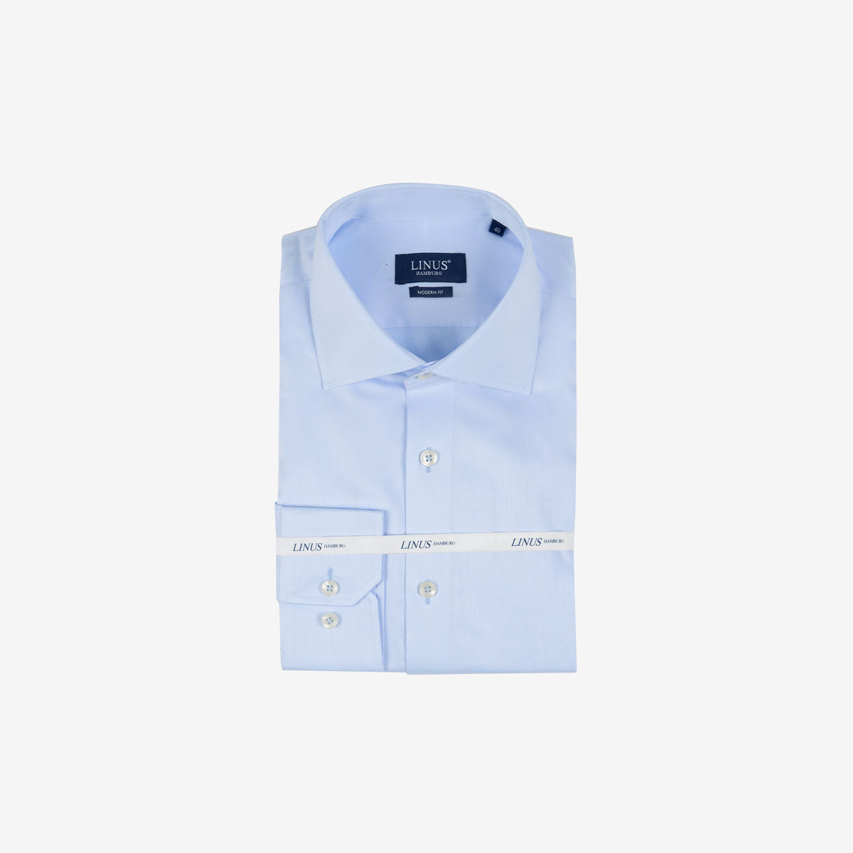 Modern Fit Hemd in Hellblau light blue Bild 3