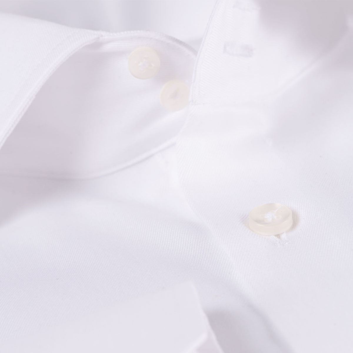 Modern Fit Hemd Twill 2-Knopf-Kragen white Bild 4