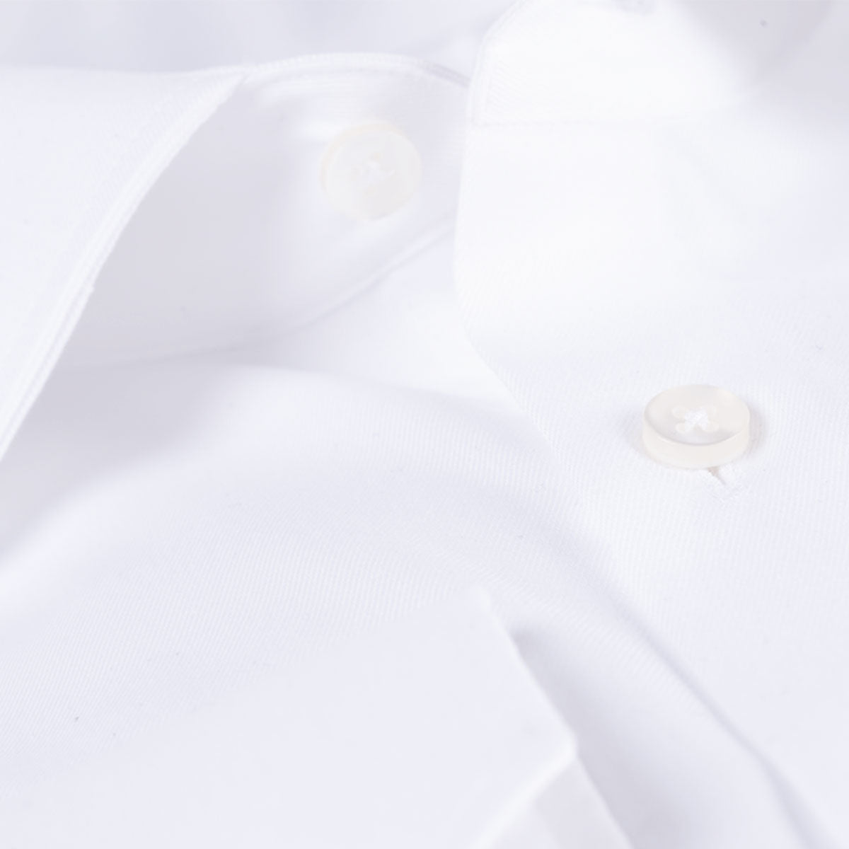Modern Fit Hemd Twill Kentkragen white Bild 4