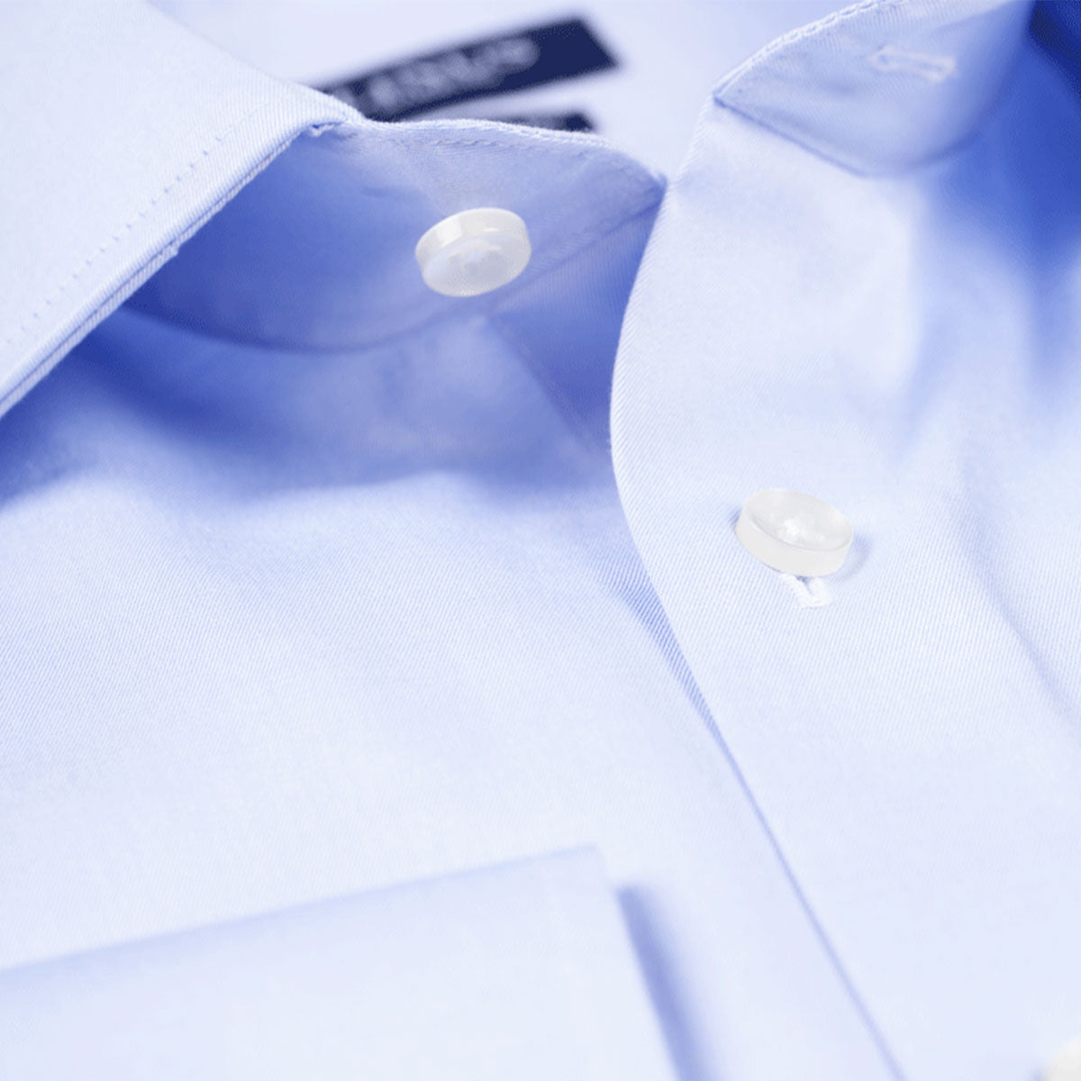 Modern Fit Hemd Two-Ply hellblau light blue Bild 5
