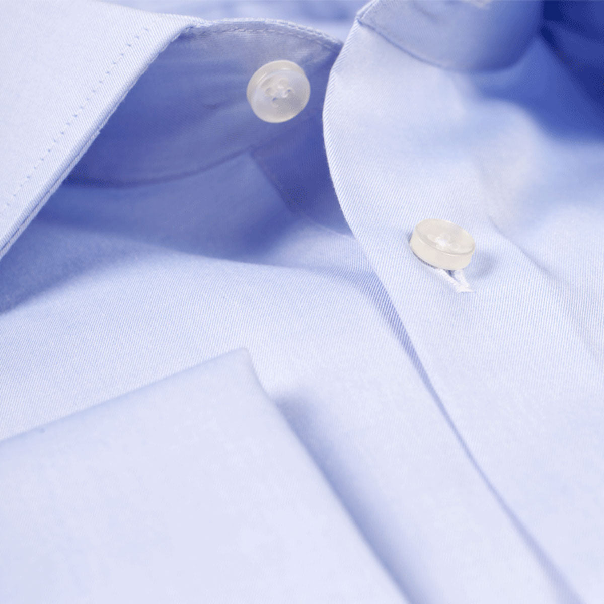 Modern Fit Hemd Umschlagmanschette hellblau light blue Bild 2