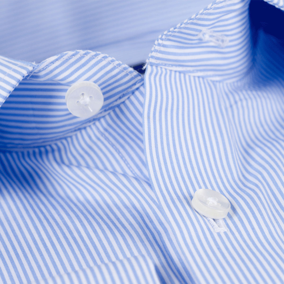 Modern Fit Hemd Umschlagmanschette blau-weiß gestreift blue/white Bild 3