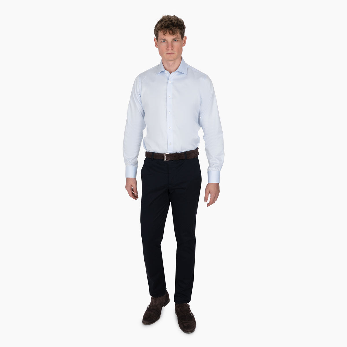 Slim Fit Hemd in Hellblau light blue Bild 3