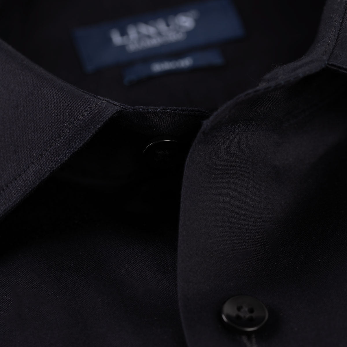 Slim Fit Hemd in schwarz black Bild 4