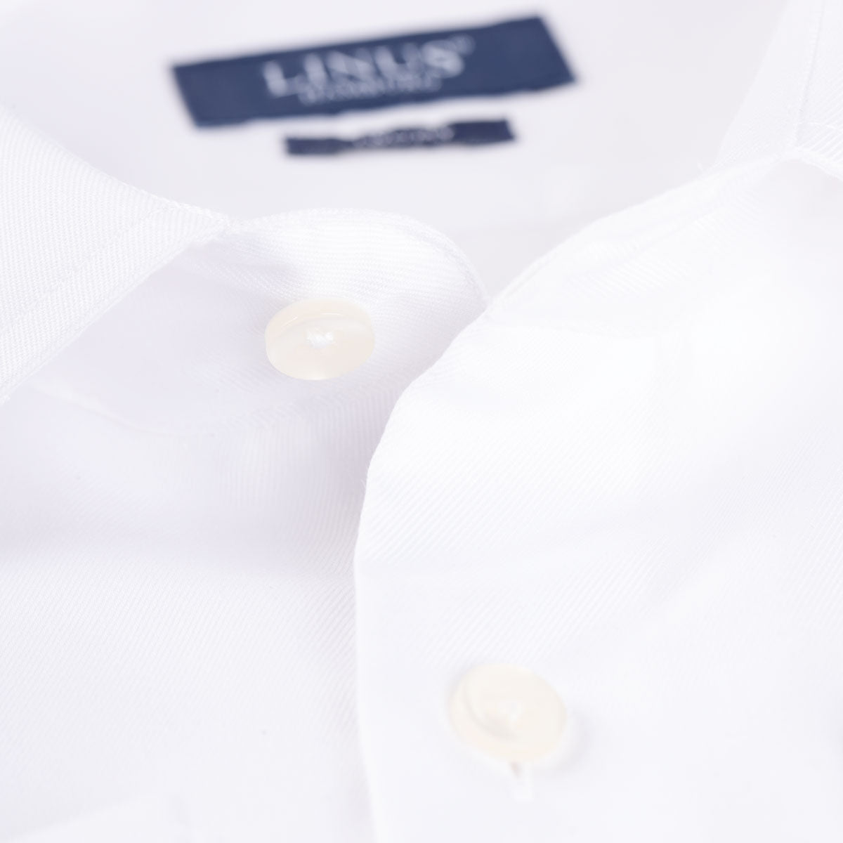Slim Fit Hemd in weiß mit extralangem Arm white Bild 3