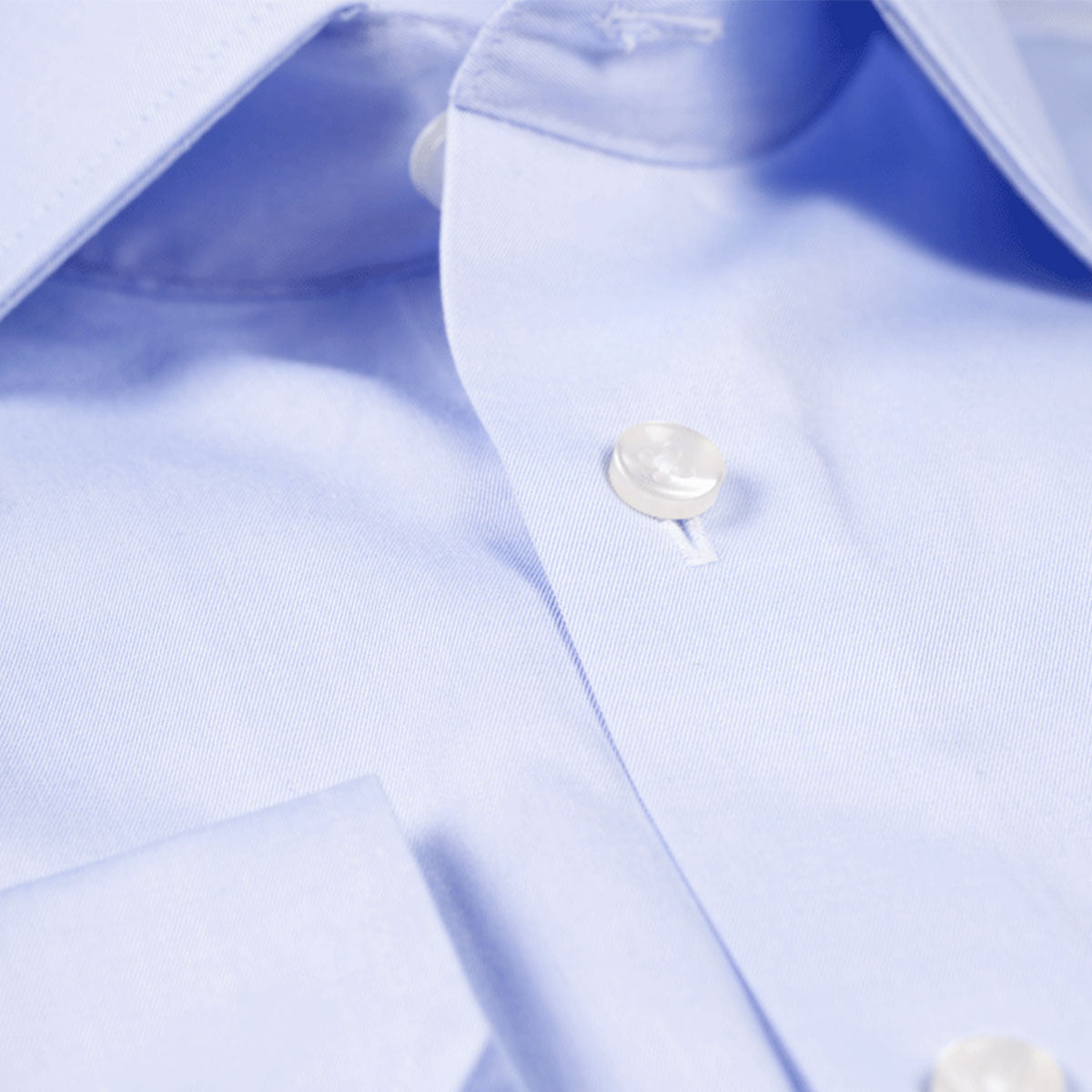 Slim Fit Hemd mit Haifischkragen hellblau light blue Bild 4