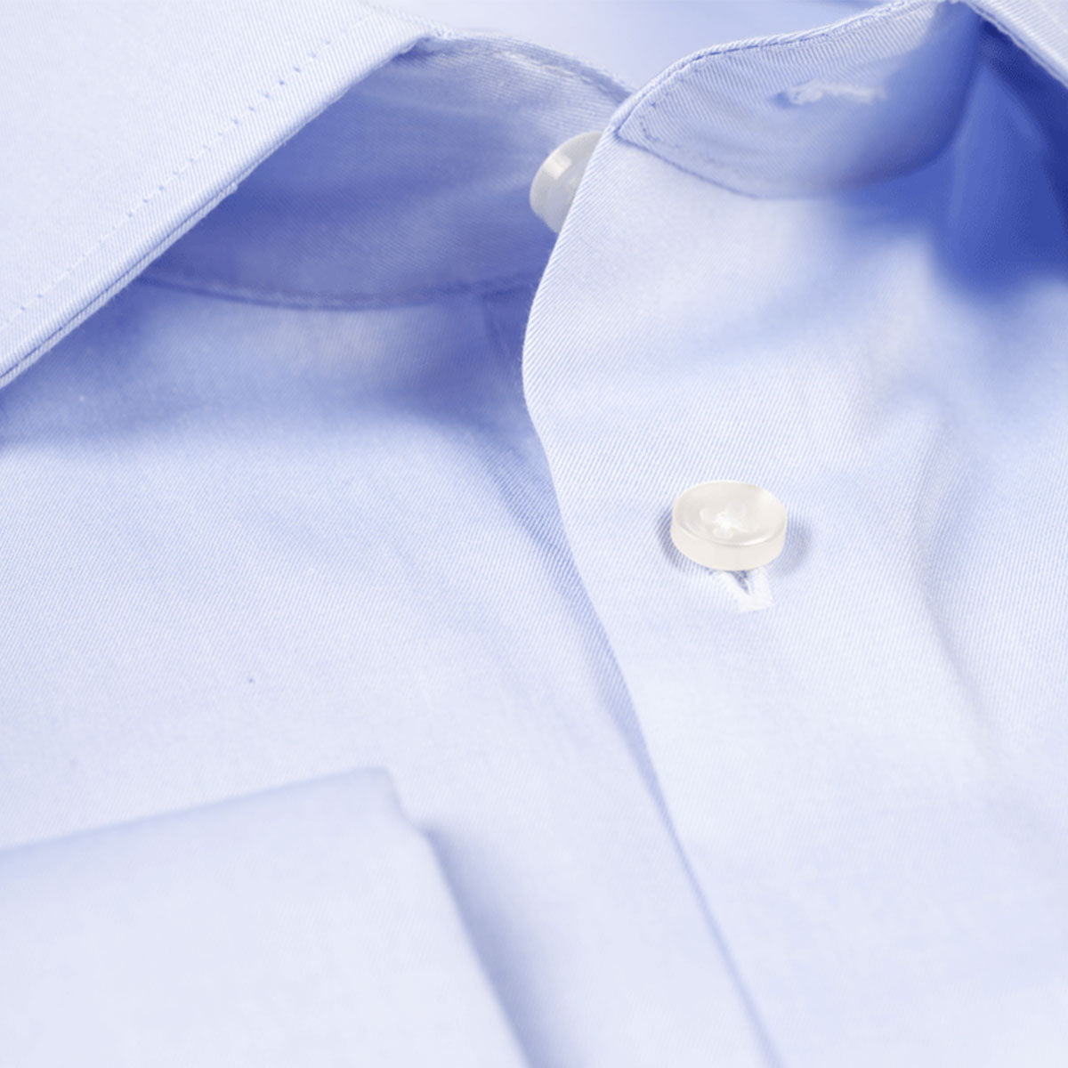 Slim Fit Hemd mit Umschlagmanschette hellblau light blue Bild 4