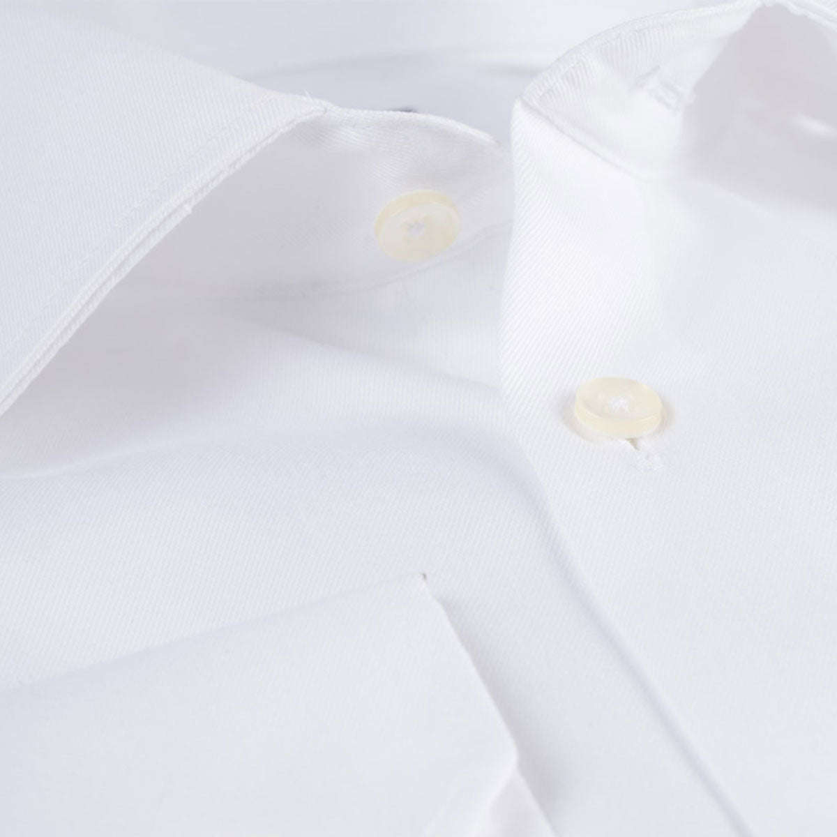 Slim Fit Hemd Twill mit extra langem Arm white Bild 3