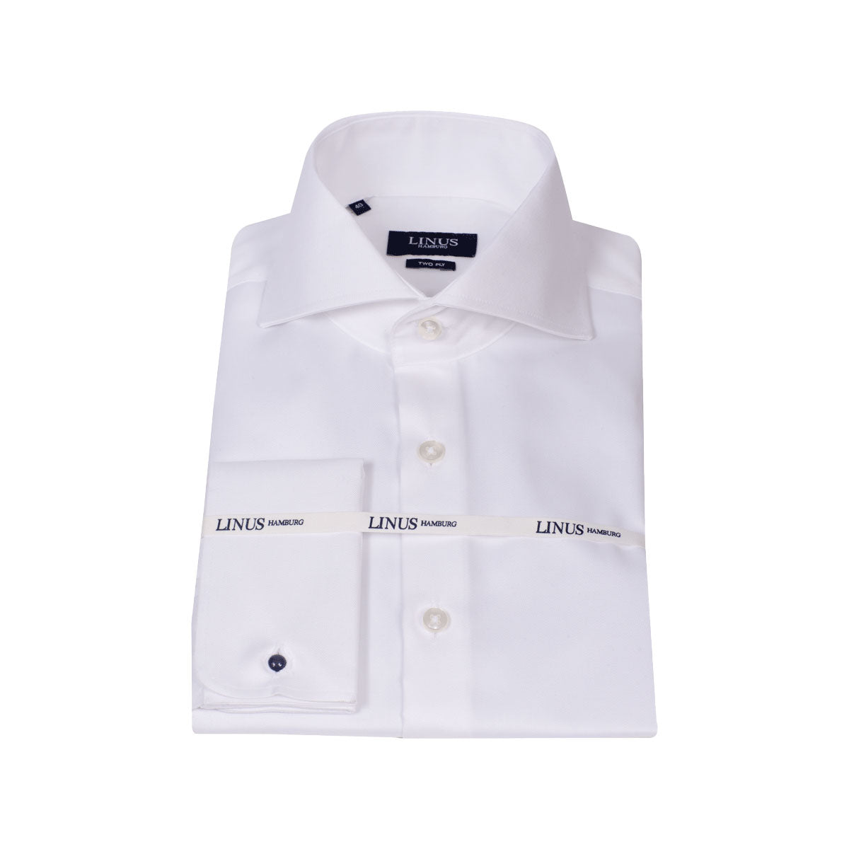 Slim Fit Hemd Twill Umschlagmanschette white Bild 5