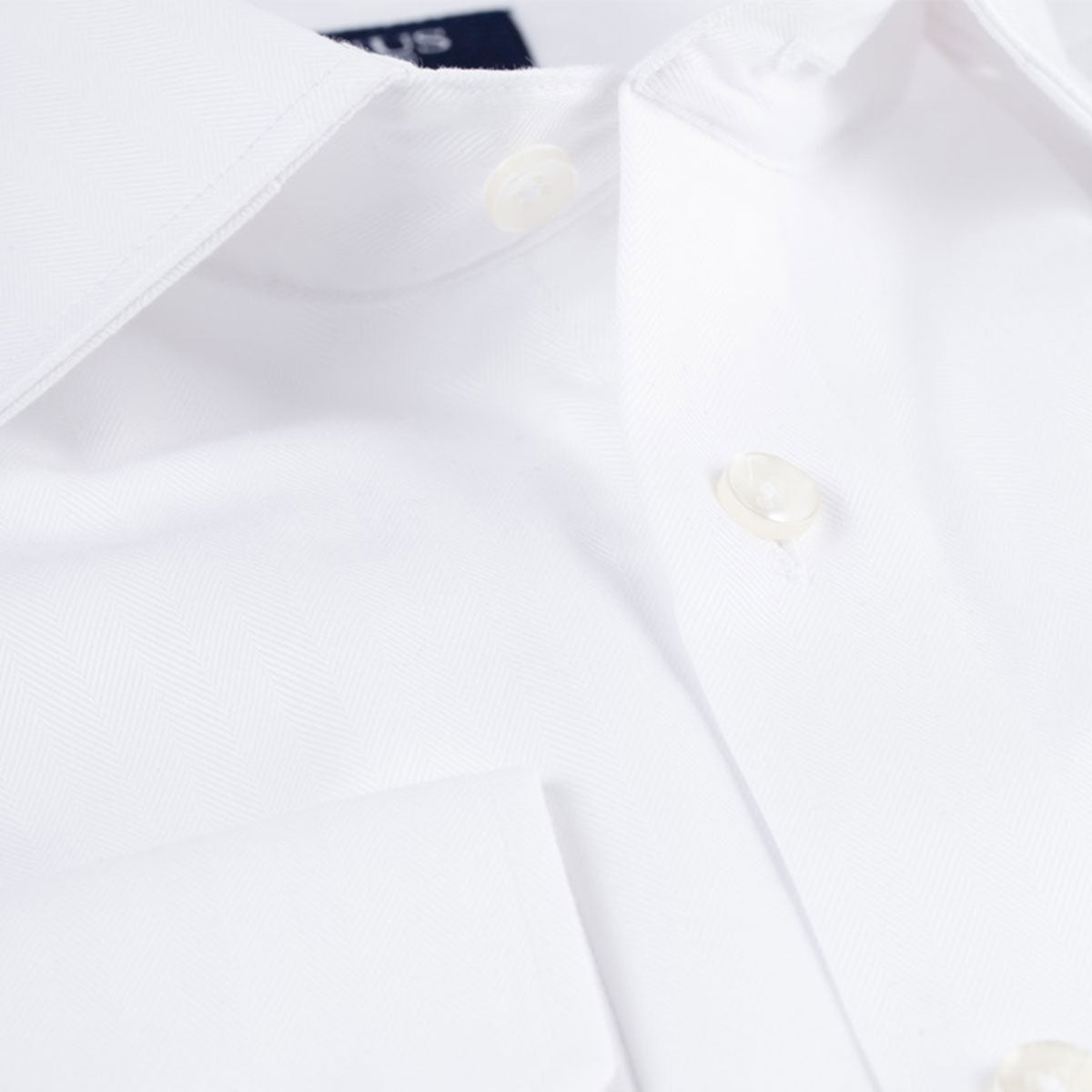 Super Slim Fit Hemd Fischgrat weiß white Bild 3