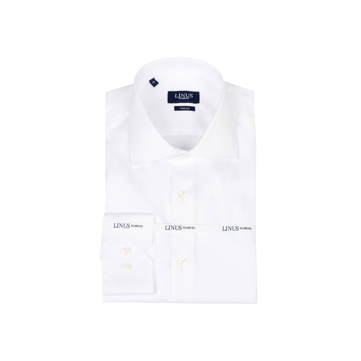 Super Slim Fit Hemd Twill Kentkragen white Bild 2