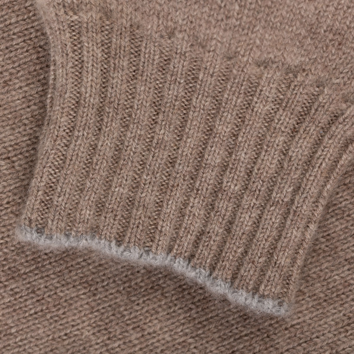 Feinstrickpullover aus Kaschmir in hellbraun 19359/ contr. 19059 Bild 5