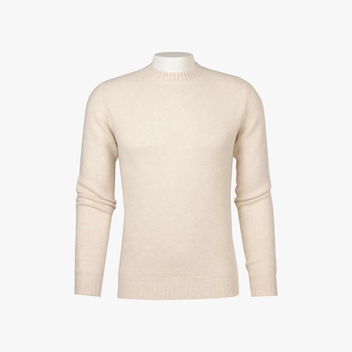 Feinstrickpullover aus Kaschmir in offwhite 19051/ contr. 19108 Bild 3