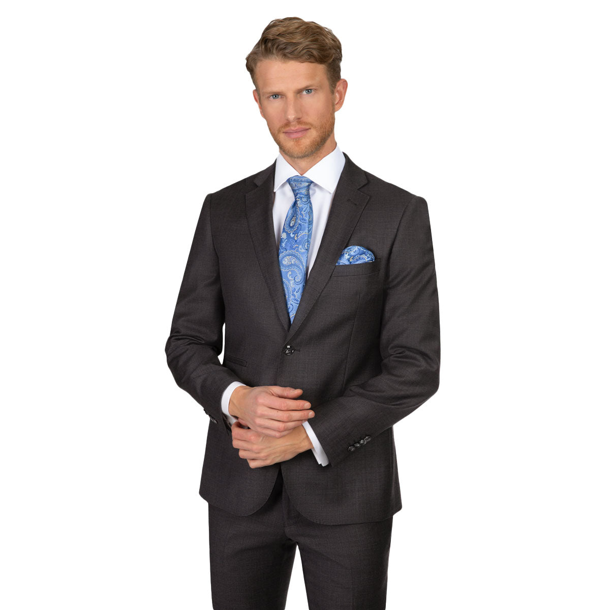 Mann im eleganten Anzug.