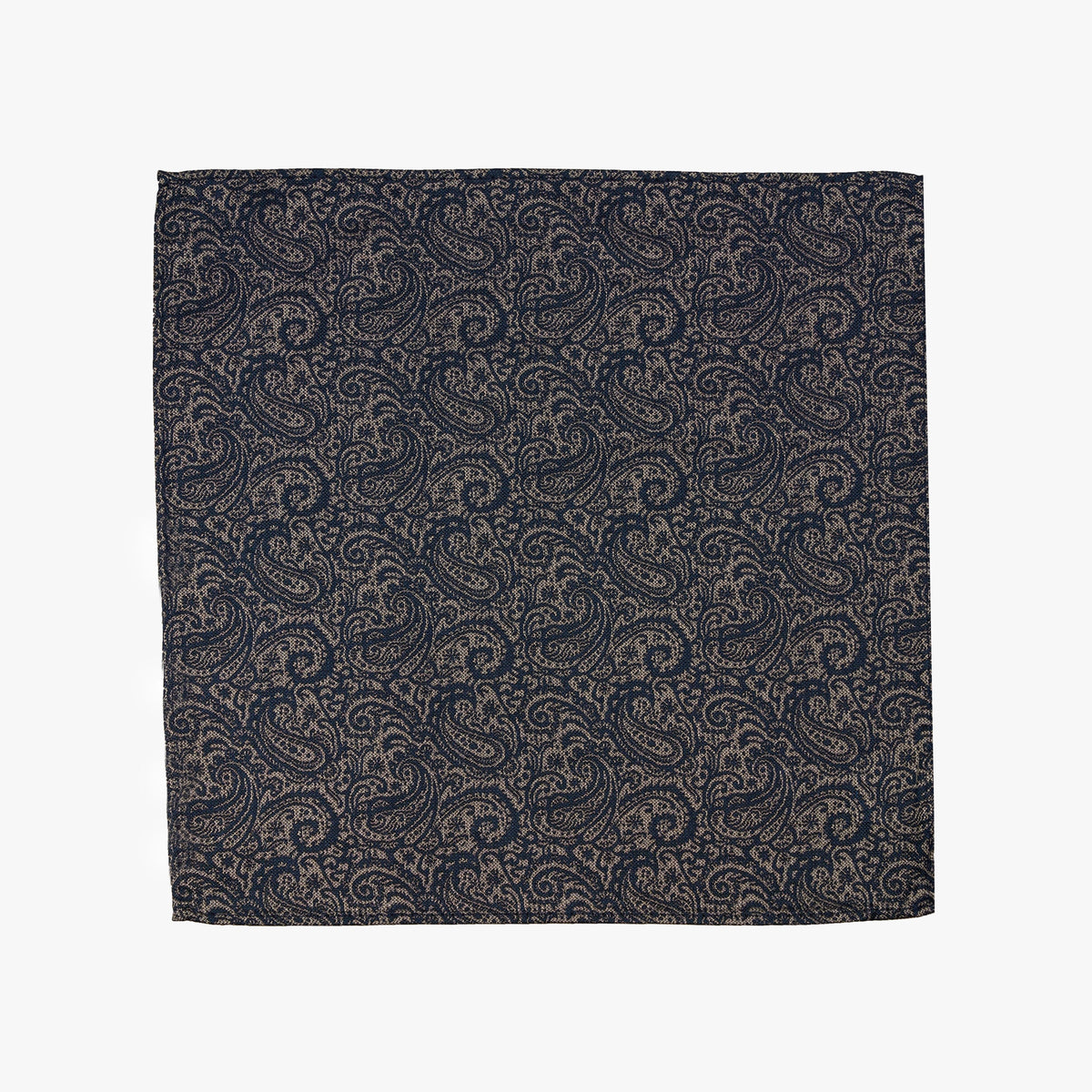 Einstecktuch in Beige und Schwarz mit Paisleymuster beige Bild 2