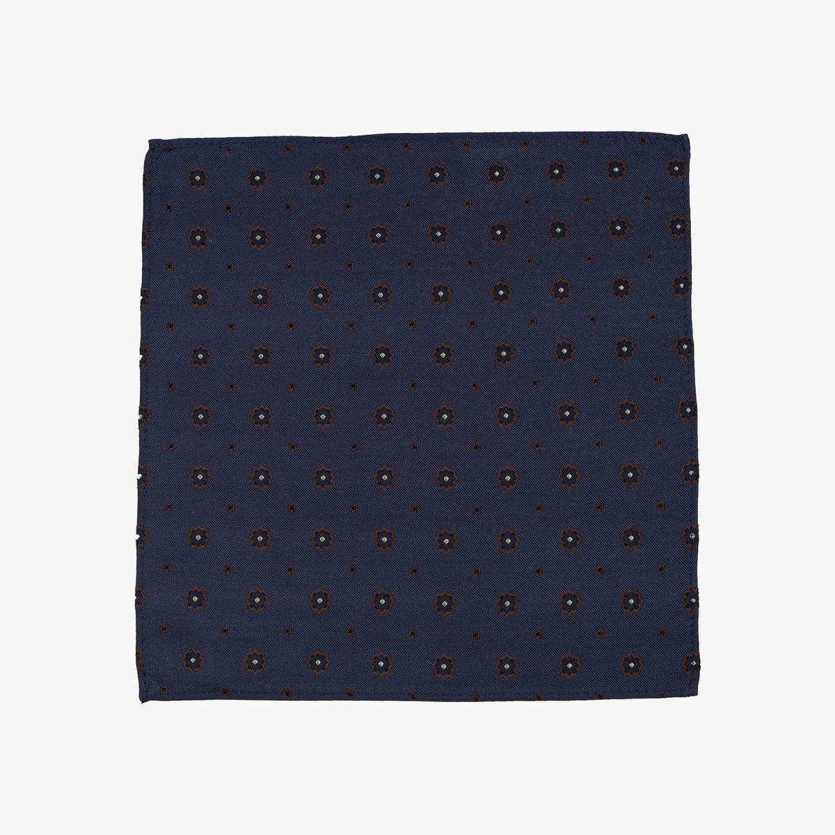 Einstecktuch in Blau mit floralem Muster blue Bild 2
