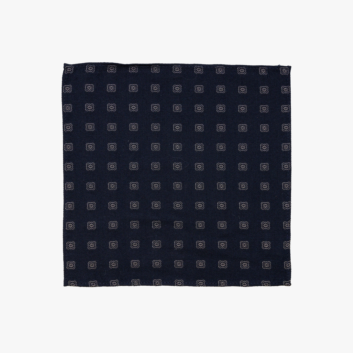 Einstecktuch in Dunkelblau mit floralem Muster blue Bild 2