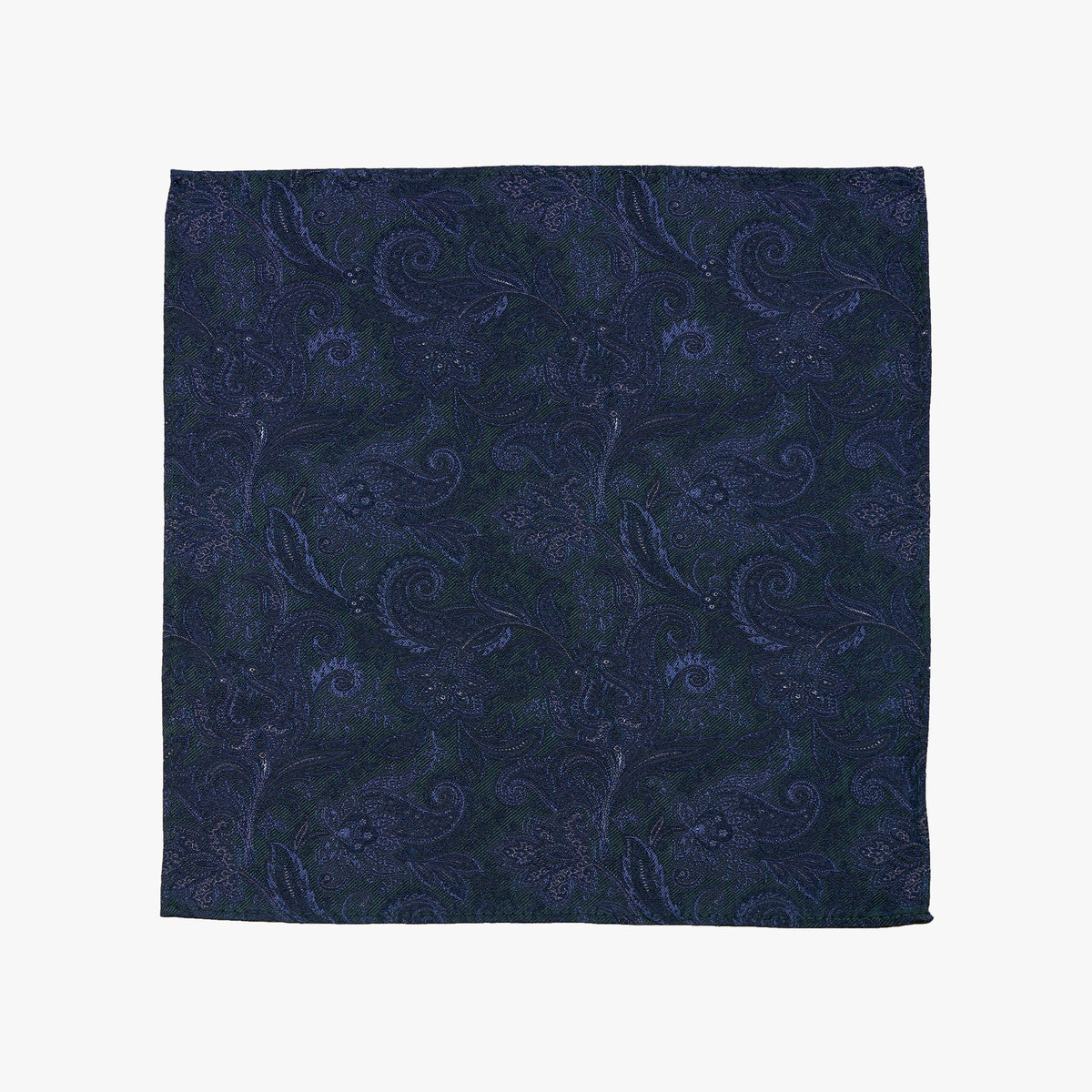 Einstecktuch in Grün und Blau mit floralem Muster green Bild 2