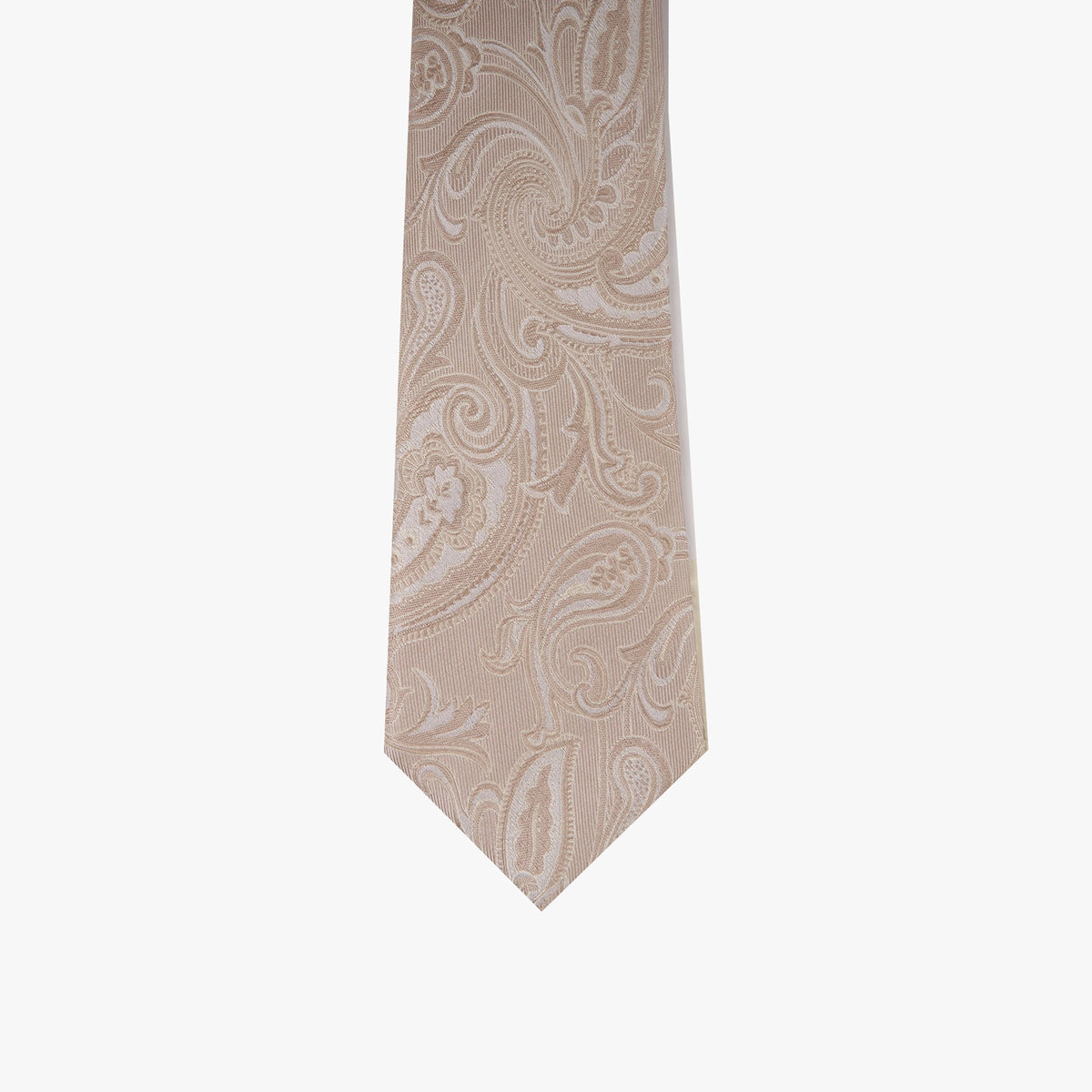 Krawatte aus Seide in Beige mit Paisleymuster beige Bild 2