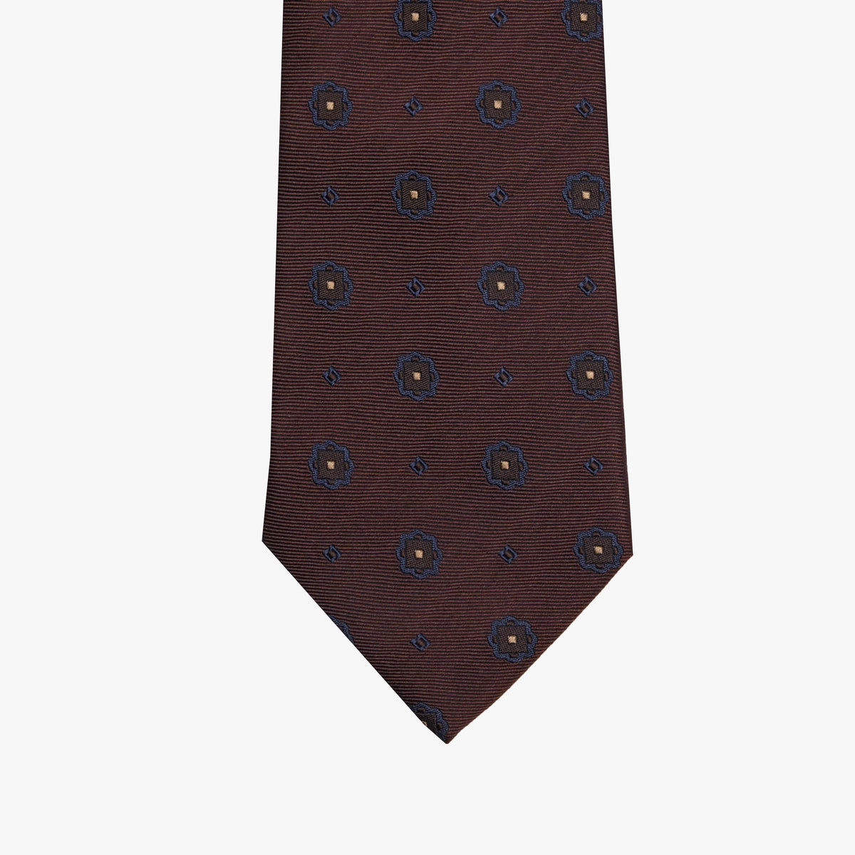Krawatte in Braun mit Muster brown Bild 2