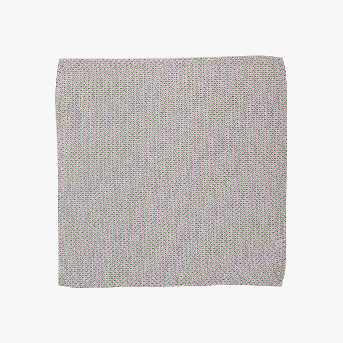 Einstecktuch aus Seide in Rosa und Grün pink Bild 2