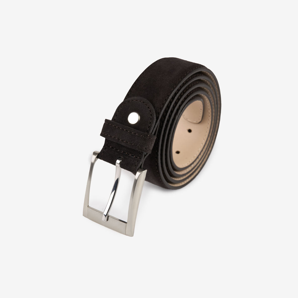 Gürtel Wildleder in Braun drk. brown Bild 2