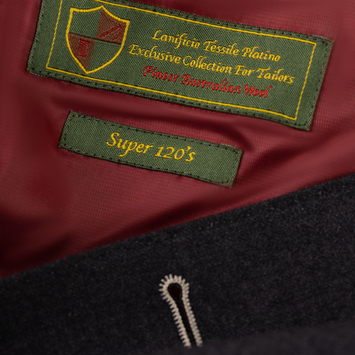 Sakko Fano aus Wolle mit steigendem Revers in anthrazit charcoul Bild 4