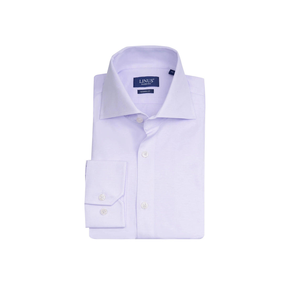 Hemd aus Jersey in hellem Violett light lila Bild 2