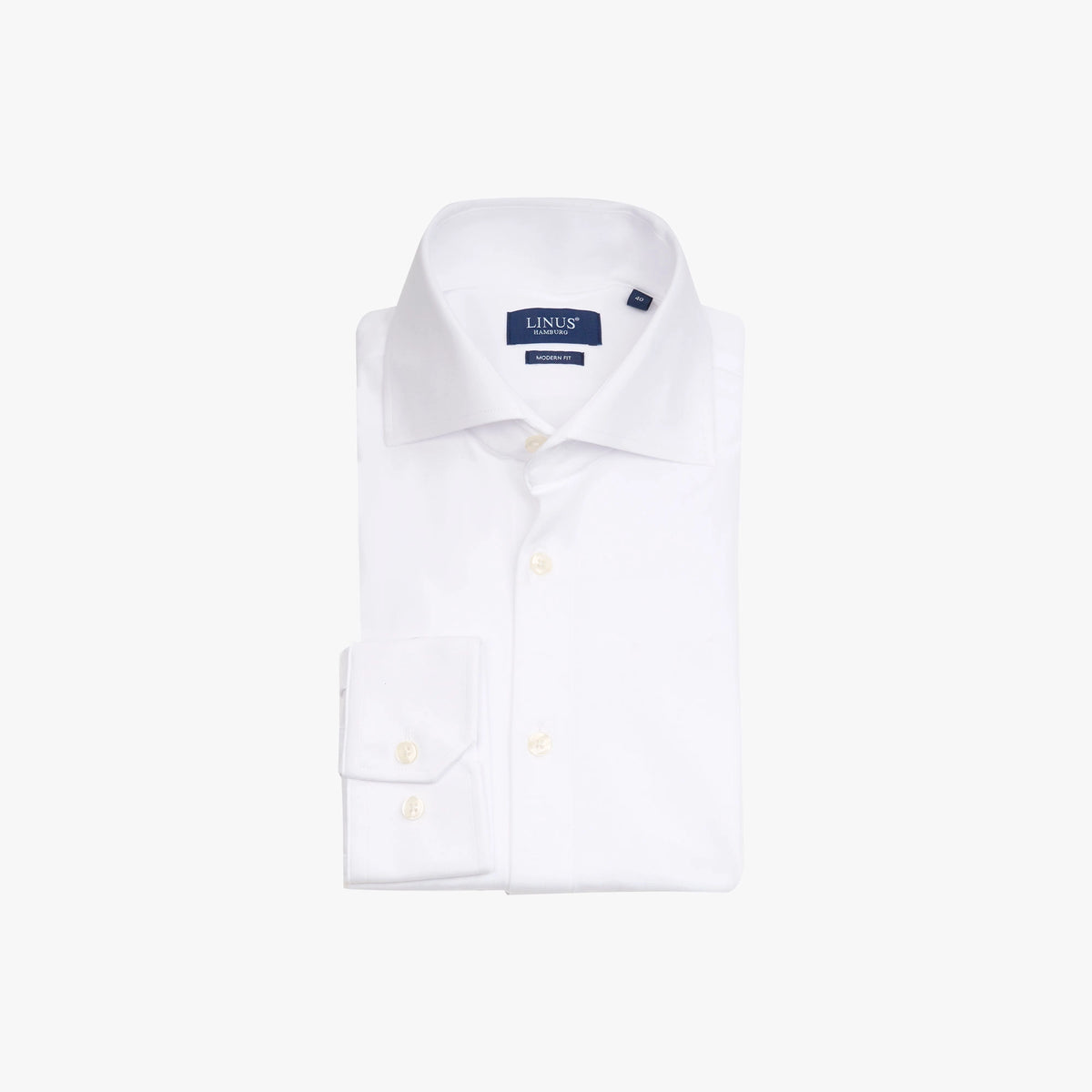 Hemd aus Jersey in Weiß white Bild 2