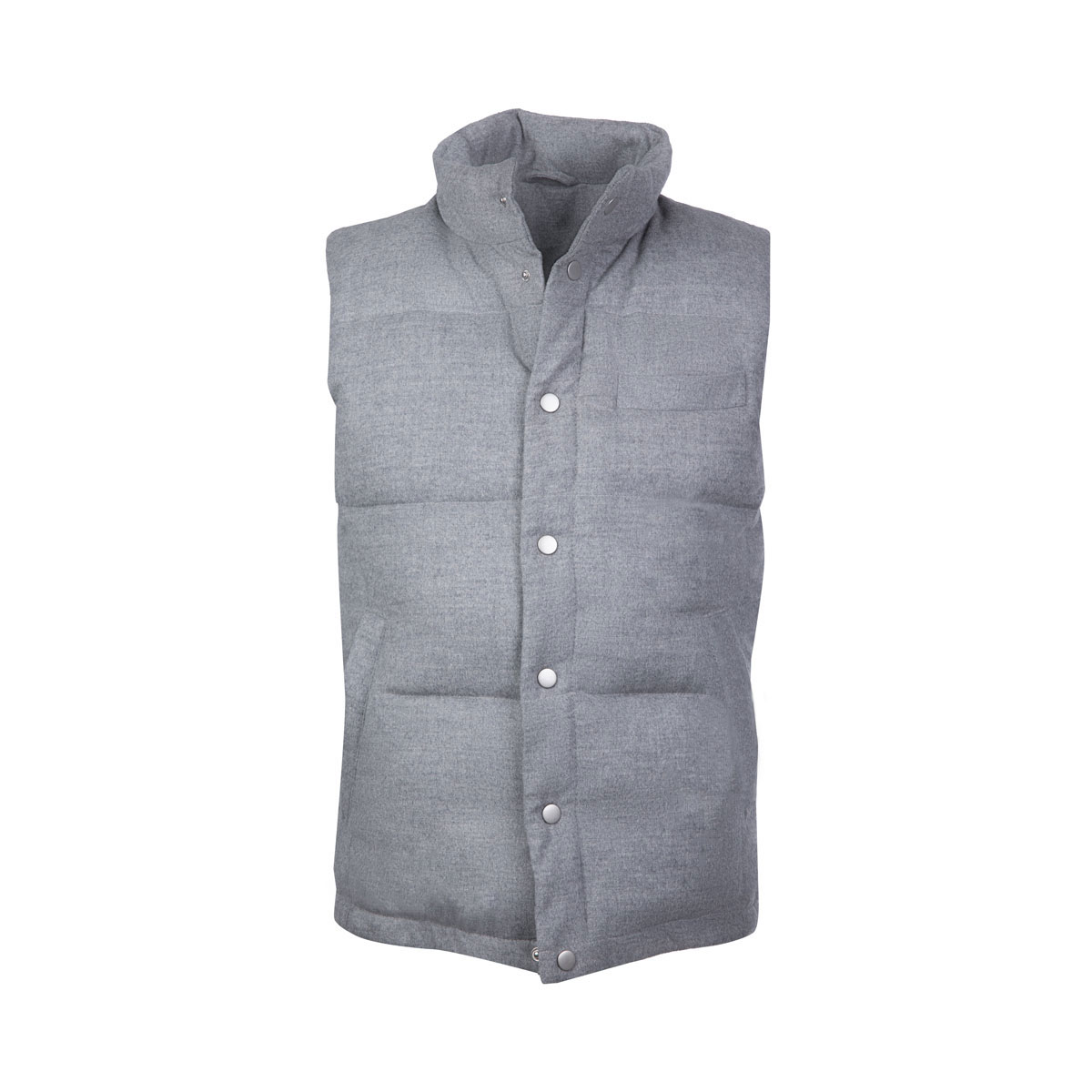 Slim Fit Weste mit Druckknöpfen Weste Slim Fit mit Druckknöpfen