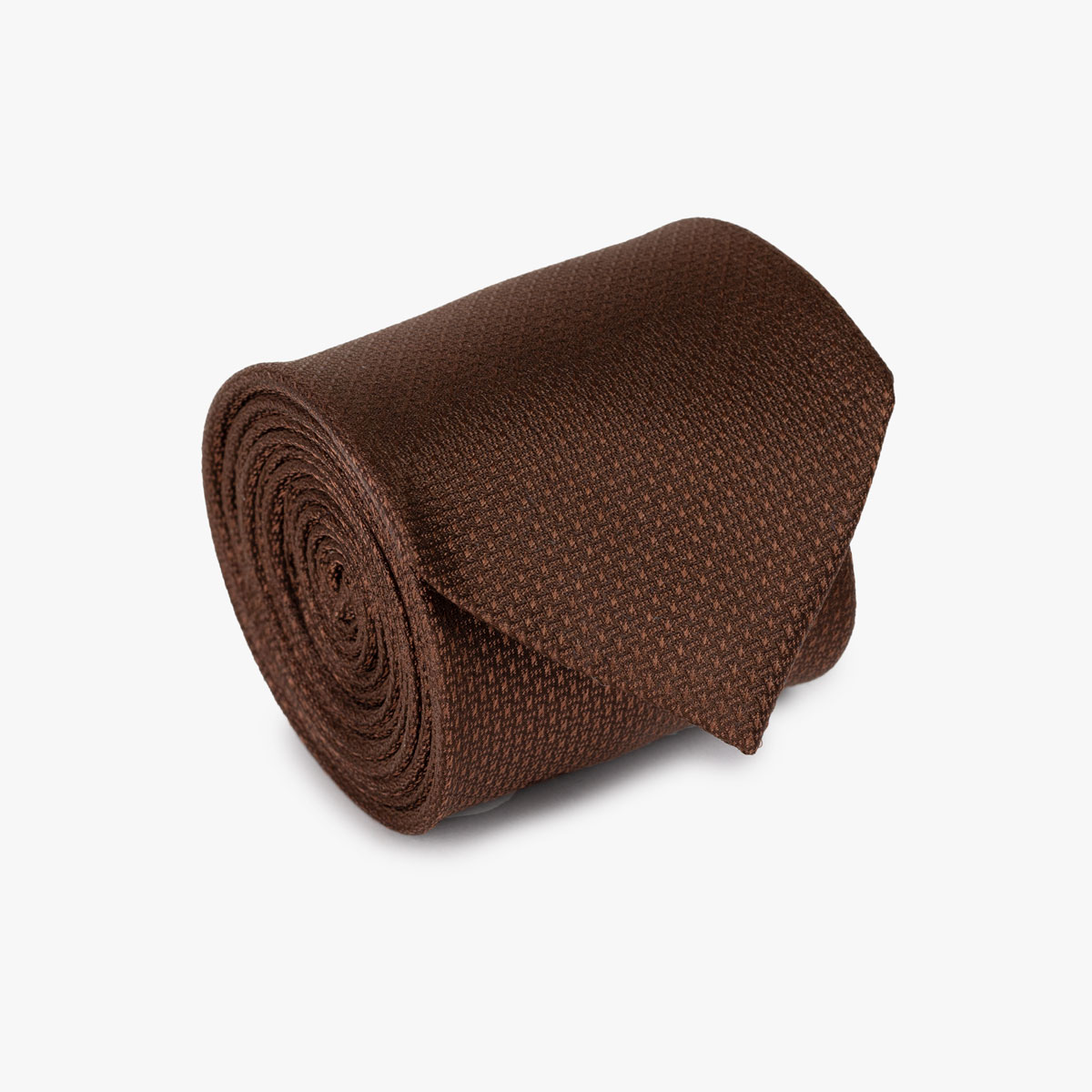 Krawatte mit geometrischem Muster in braun