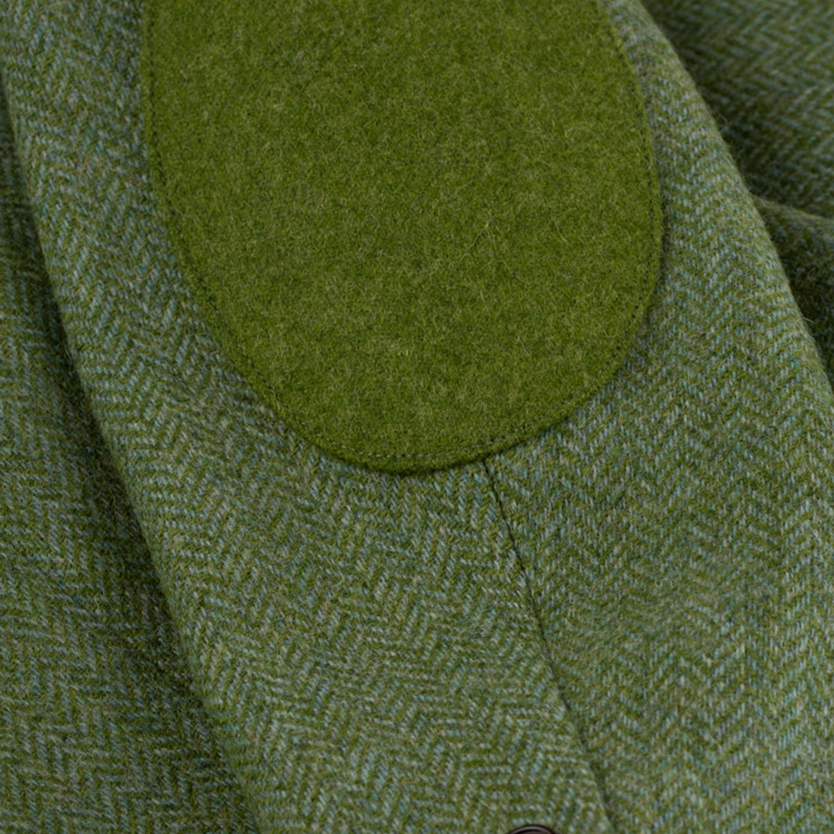 Einfarbige Ellenbogen-Patches in grün