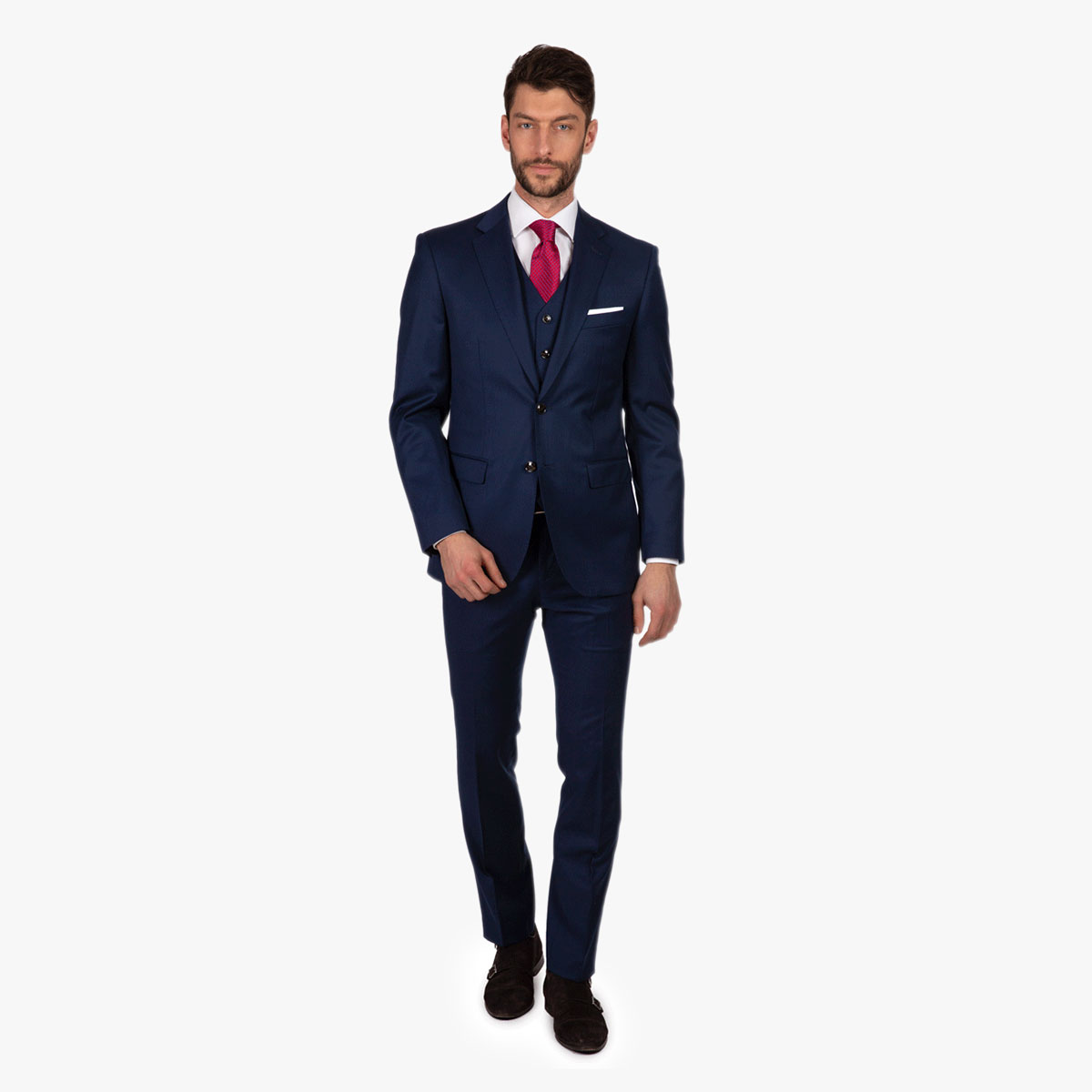 Blauer Klassischer Anzug für Herren Klassischer Herren Anzug in blau
