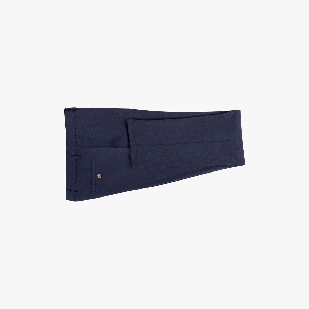 Chinohose aus Jerseystoff in blau