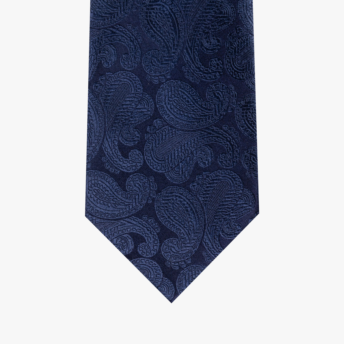 Krawatte mit Paisley in blau