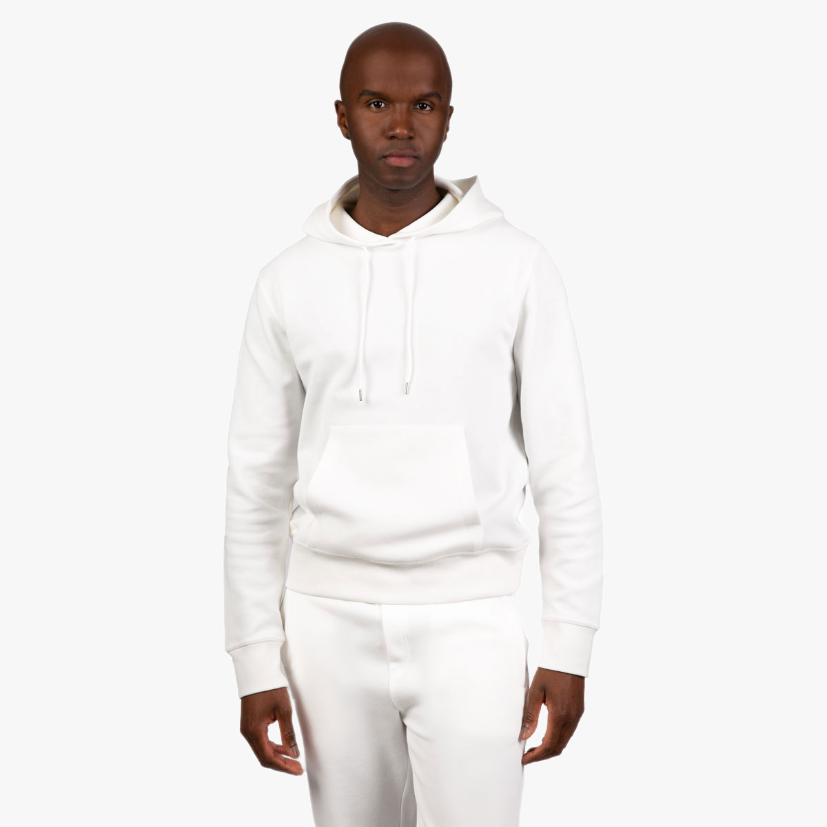 Pullover mit Kapuze in off-white