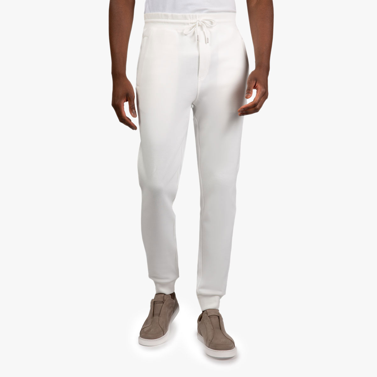 Sweatpants in off-white