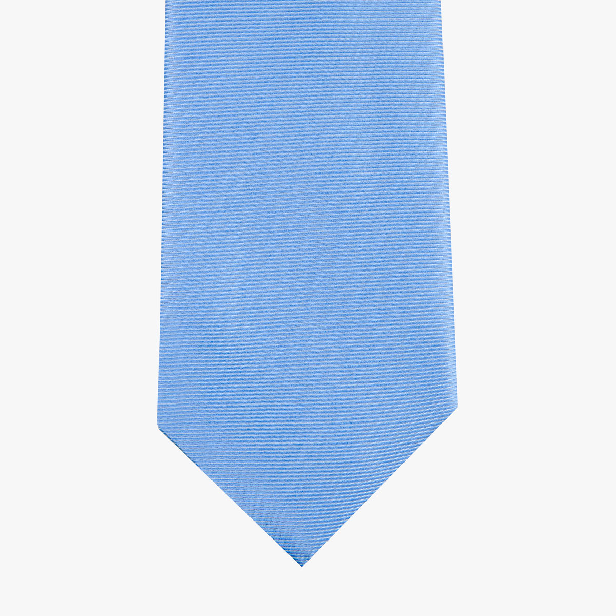 Krawatte glatt gerippt in hellblau