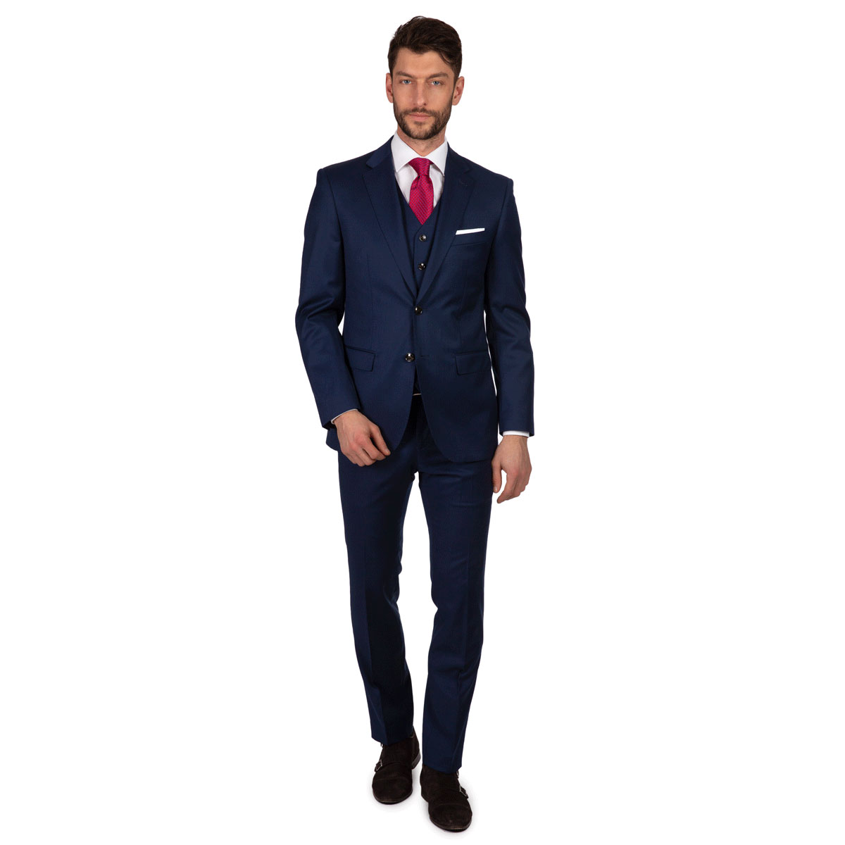 Blauer Klassischer Anzug für Herren Klassischer Herren Anzug in blau