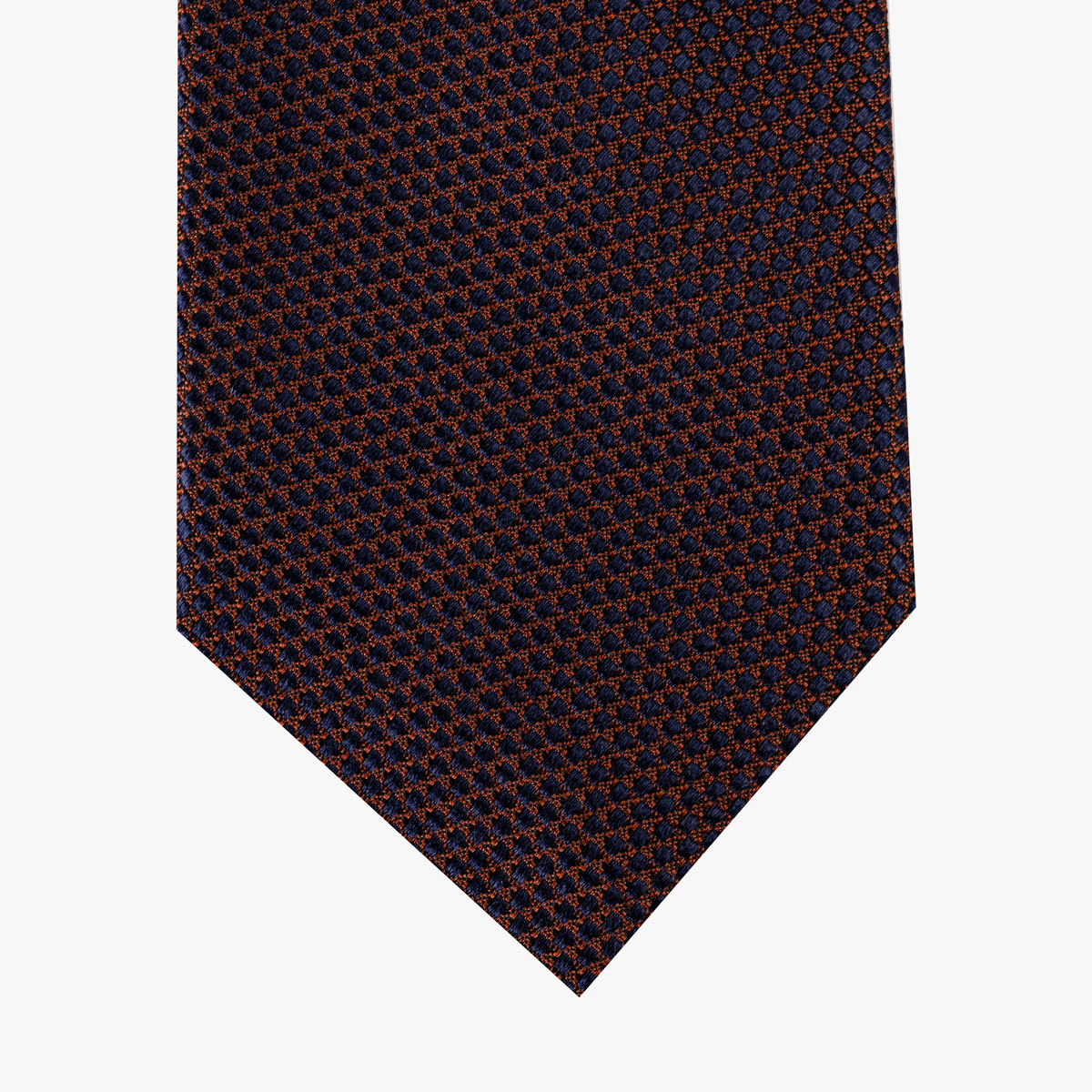 Krawatte mit Struktur in blau orange