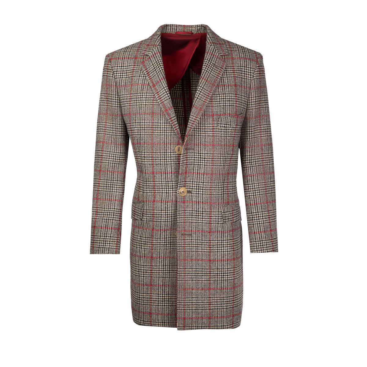 Kurzmantel mit Prince of Wales Check Kurzmantel mit Prince of Wales Check