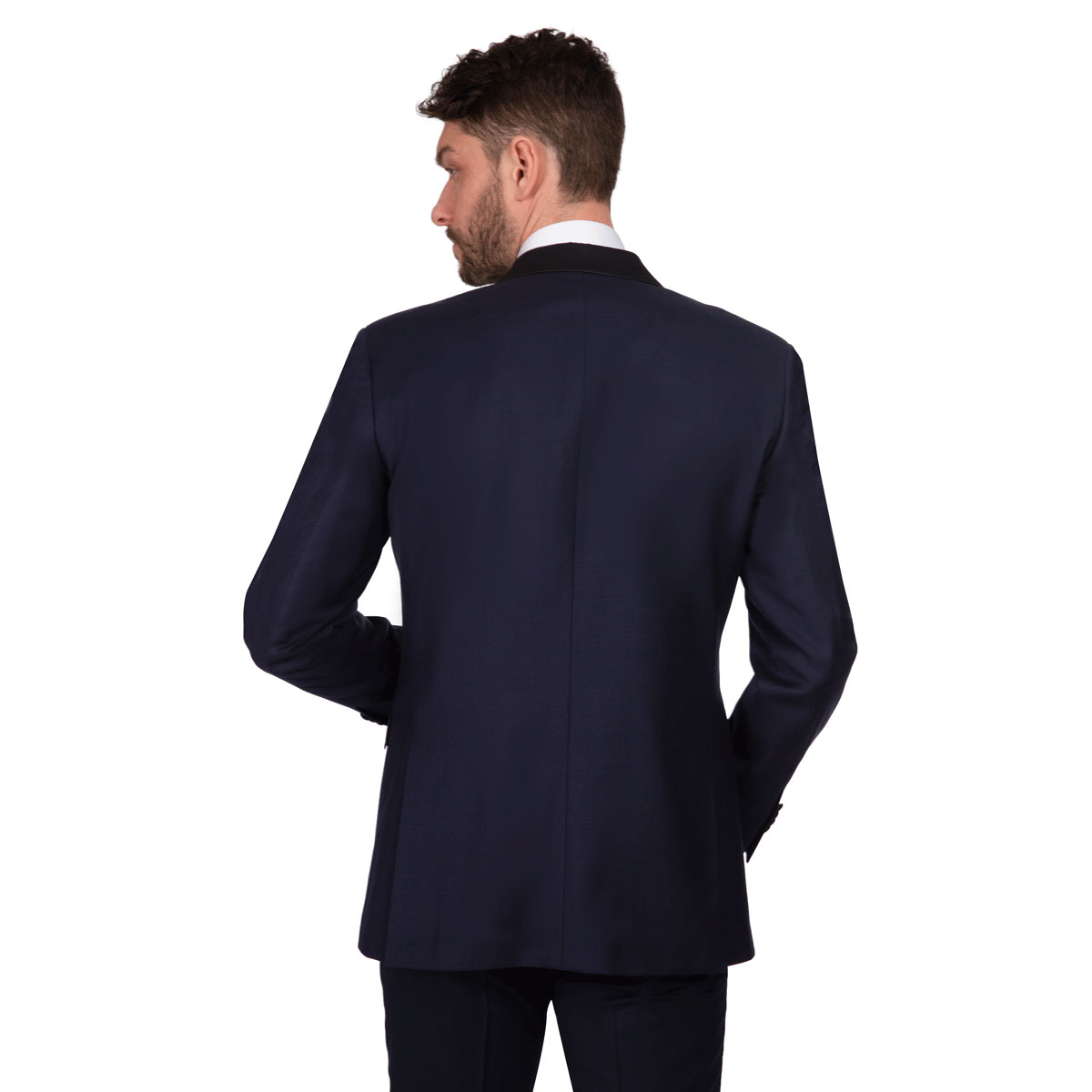 Smoking Sakko Modern Fit mit doppelt paspelierten Pattentaschen Modern Fit Smoking Sakko mit doppelt paspelierten Pattentaschen