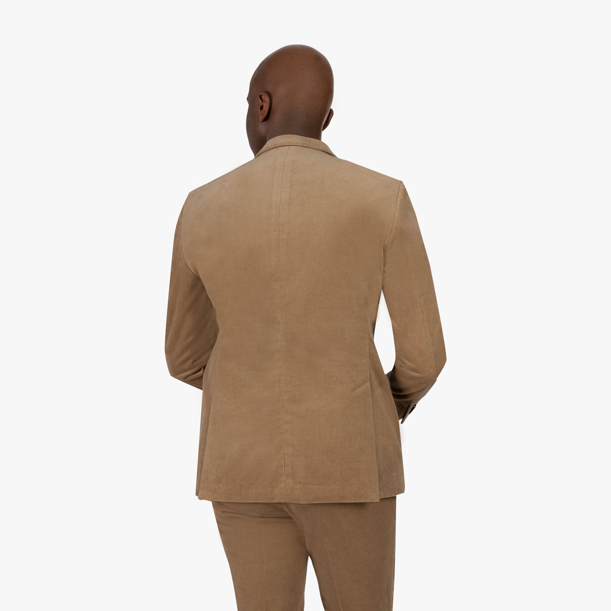 Baukastenanzug Genf aus Cord in beige