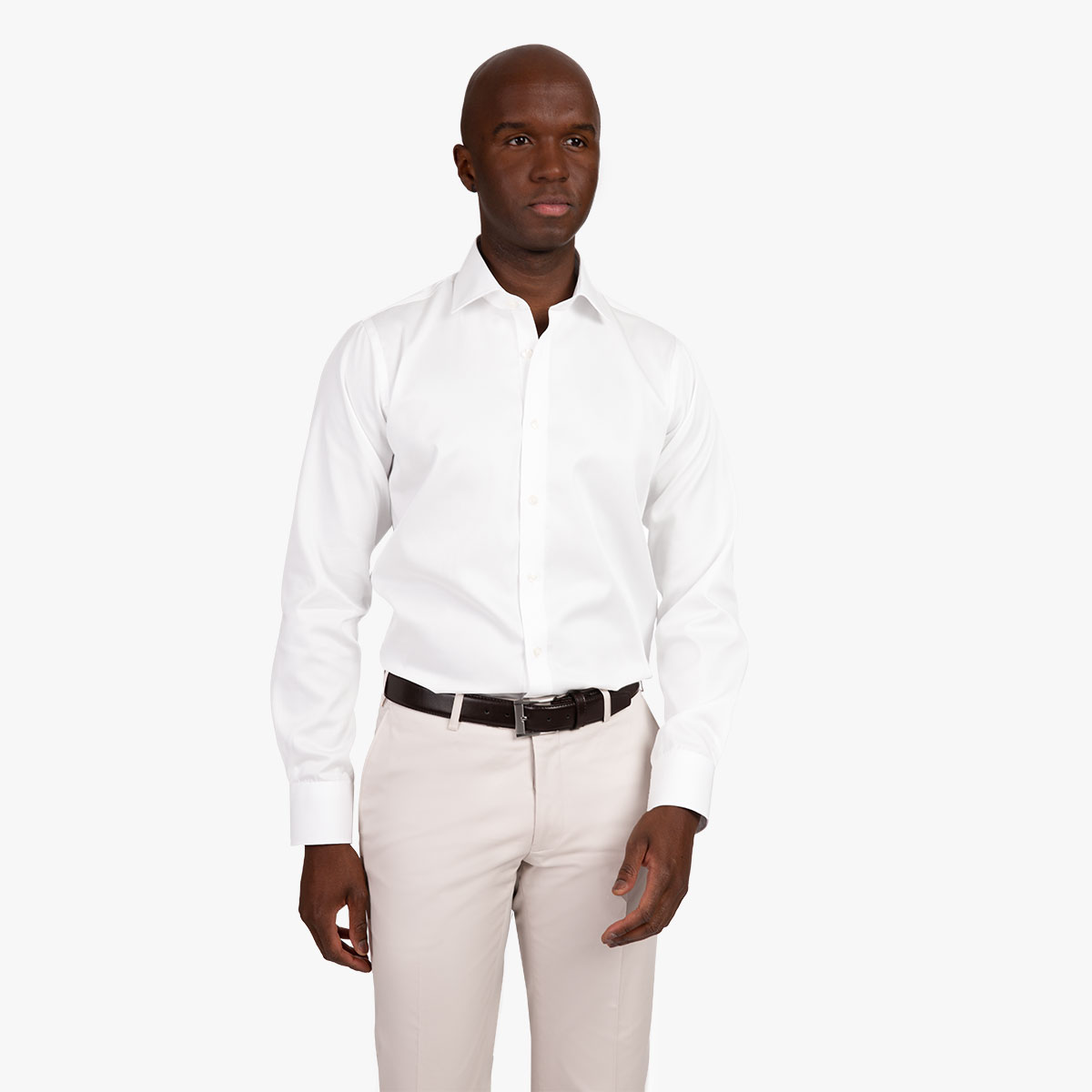 Hemd Slim Fit in off-white