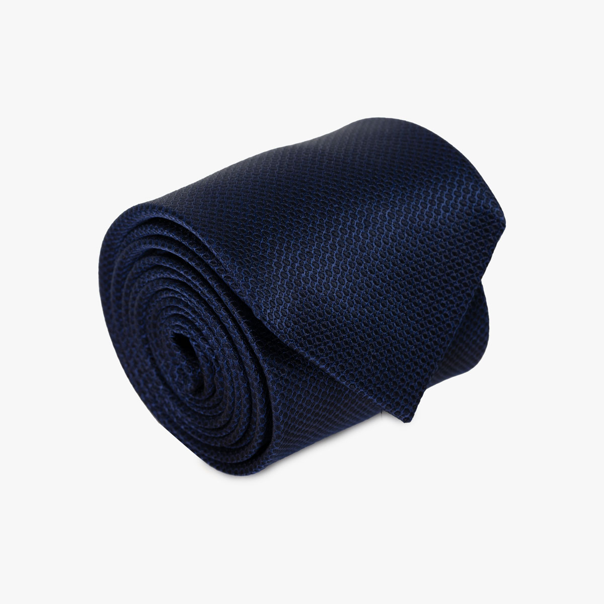 Krawatte mit Muster und Struktur in blau